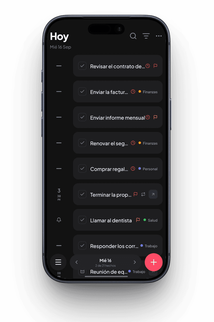 Pantalla Hoy de Meld
